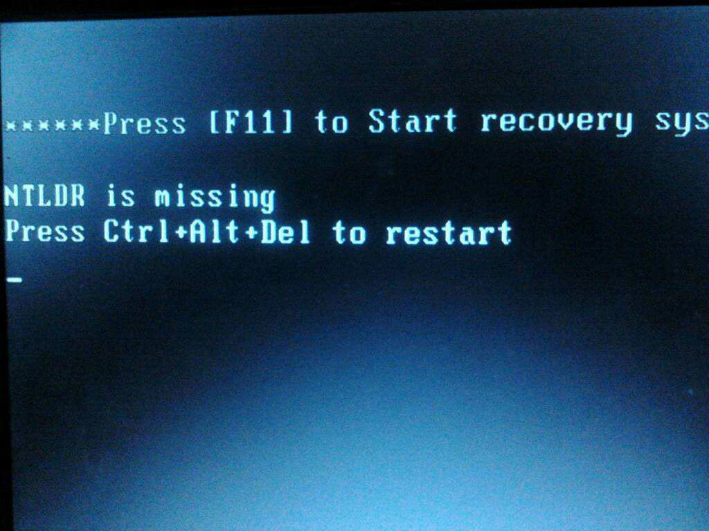 电脑开机后黑屏 提示“ntrl is missing press alt+ctrl+del resset”