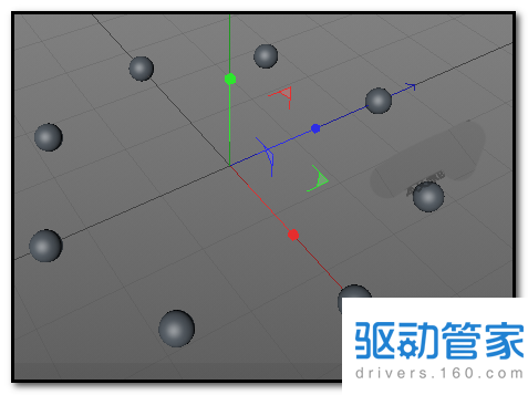 C4D怎么制作规律的跳动的小圆球动画?