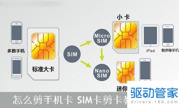 sim卡剪卡教程 sim卡剪卡先要判断手机合适哪种sim卡 