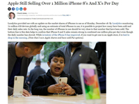 三款新iPhone日均总销量超过了100万台